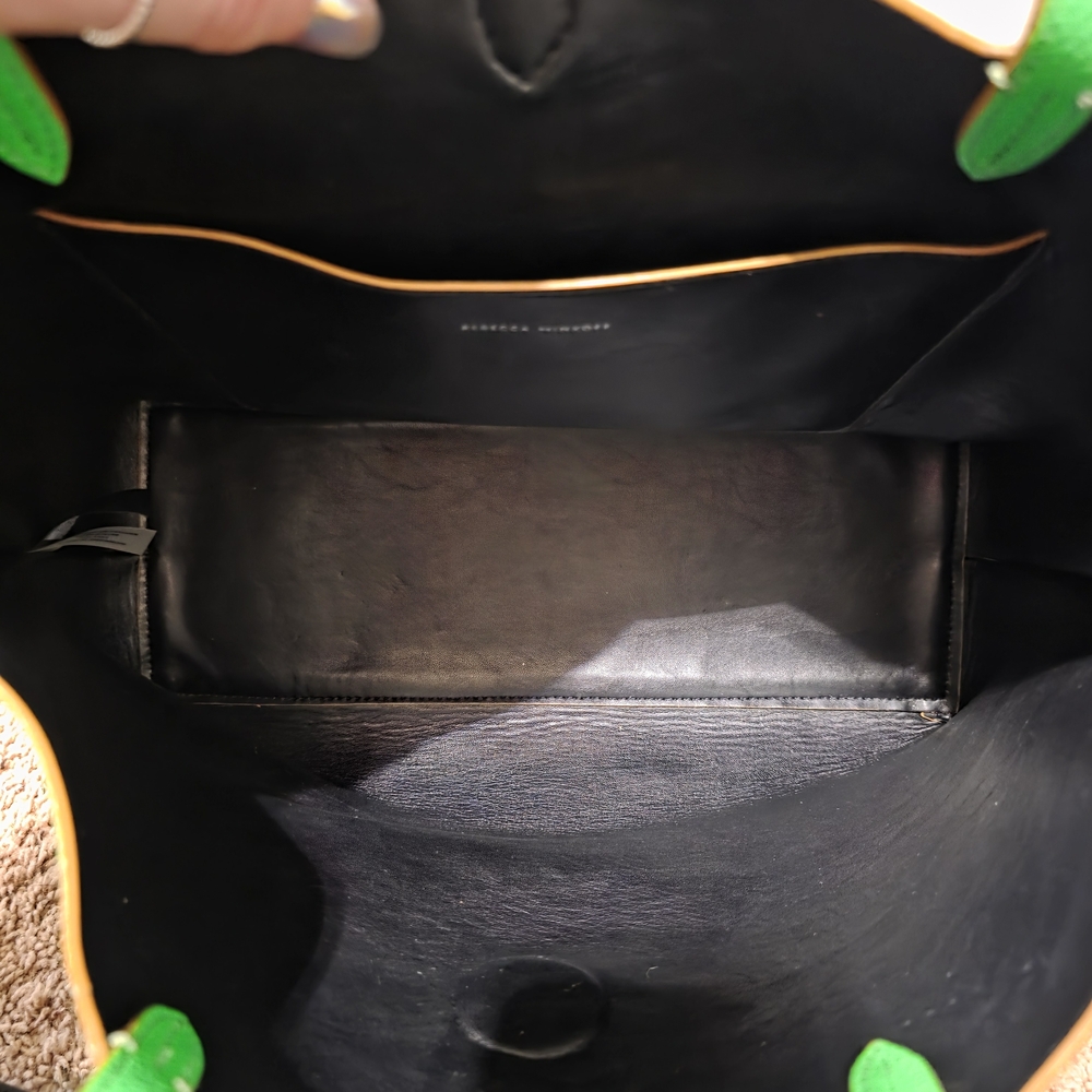 Rebecca Minkoff Bright Green Leather Tote - Picture 10 of 14